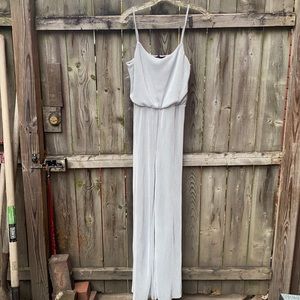 Forever 21 gray shimmer pant suit sz. S